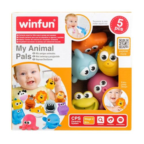 Winfun Set de Hora de Baño Mis Amigos Animales