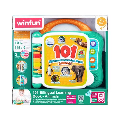 Winfun Libro de Aprendizaje Bilingüe 101 Animales