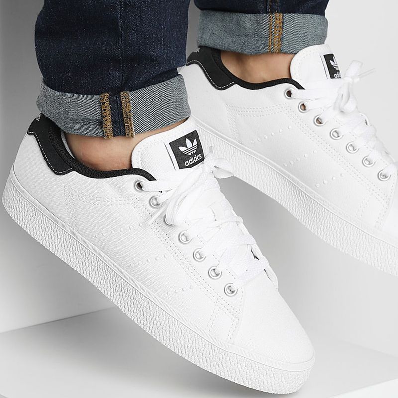 Zapato Adidas Originals Stan Smith deportivo casual blanco para hombre