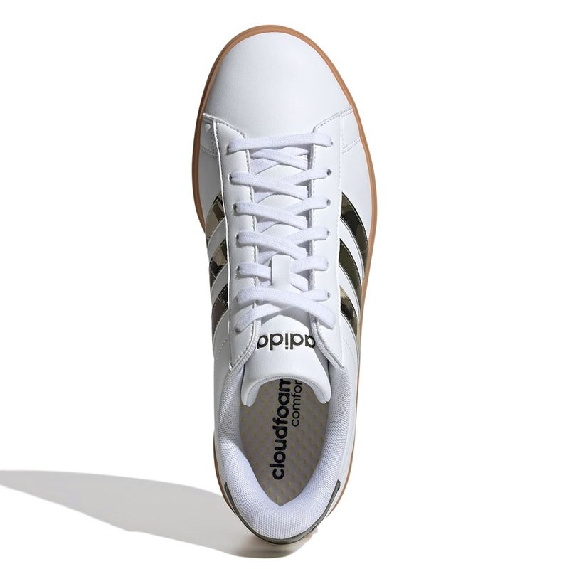 Zapato deportivo casual Adidas Grand Court 2.0 blanco para hombre