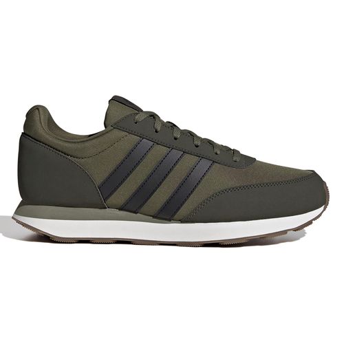 Zapato deportivo casual Adidas Run 60s verde/negro para hombre