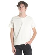 104765979-Camisa-henley-Orange-beige-solida-para-hombre
