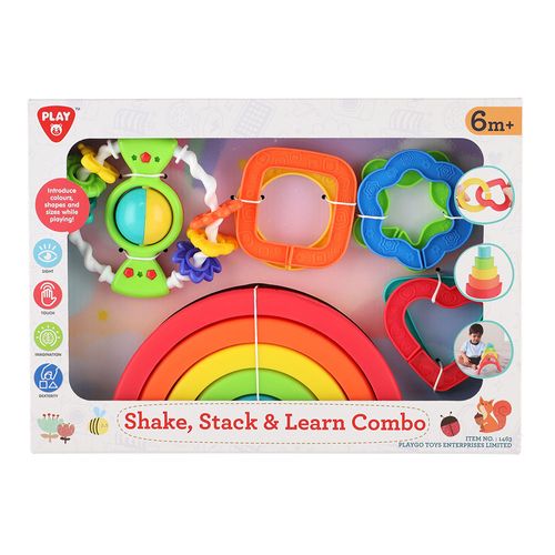 Play Combo de Agitar, Apilar y Aprender