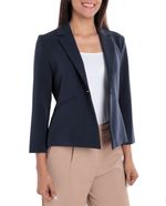 104756558-Blazer-Sabrina-azul-manga-3-4-para-mujer