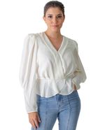 104688783-Blusa-DKNY-peplum-manga-larga-para-mujer