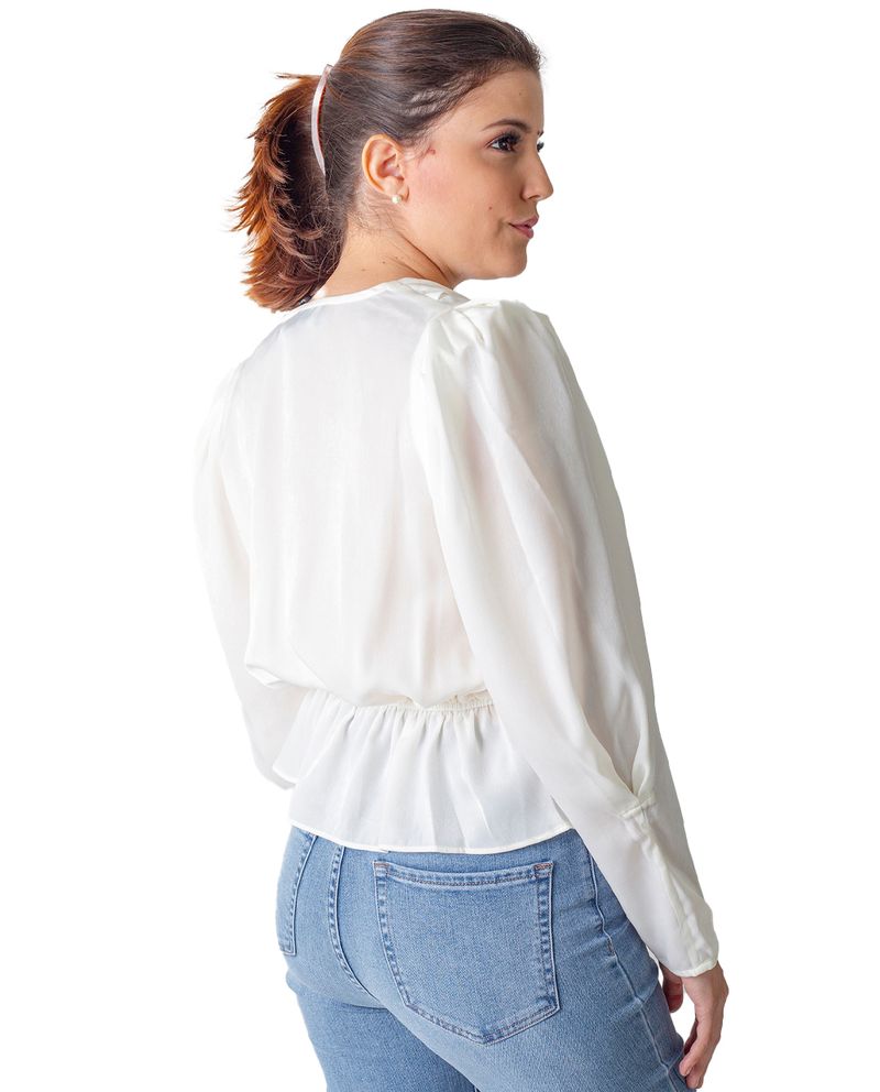 104688783-Blusa-DKNY-peplum-manga-larga-para-mujer