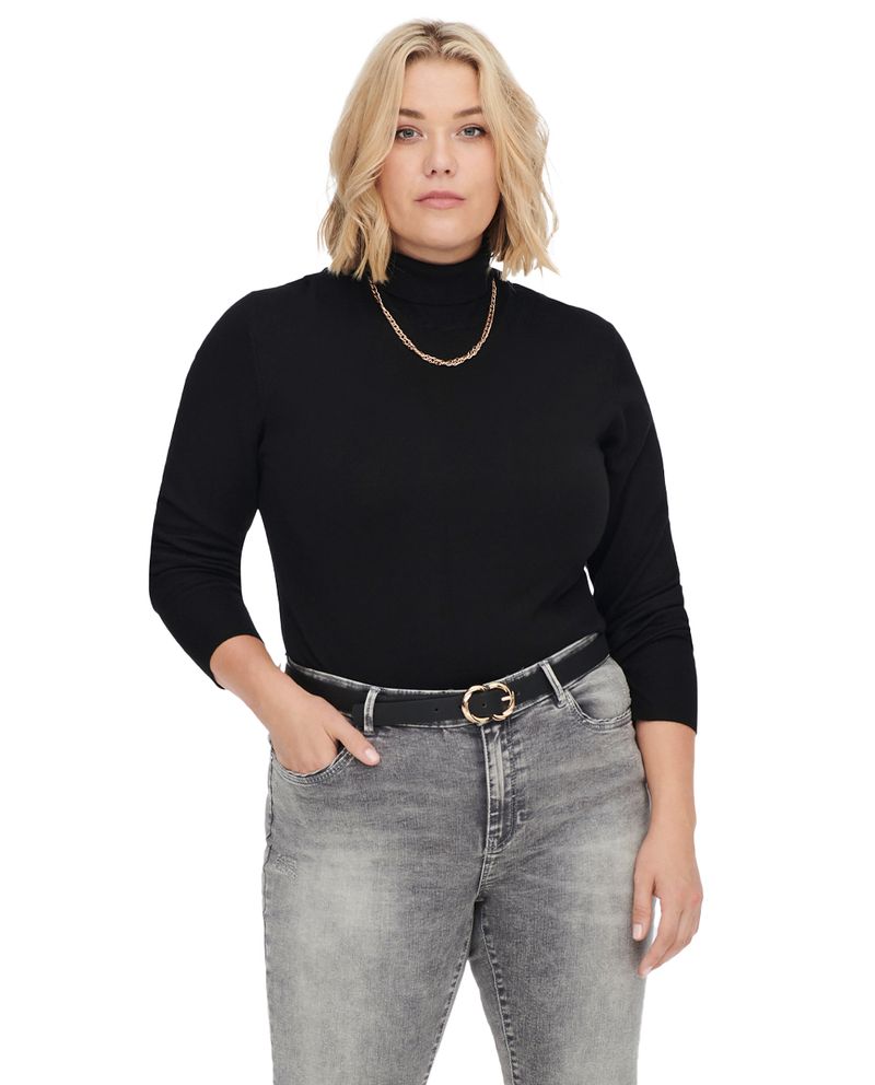 104743410-Blusa-Only-Carmakoma-sweatshirt-negro-para-mujer