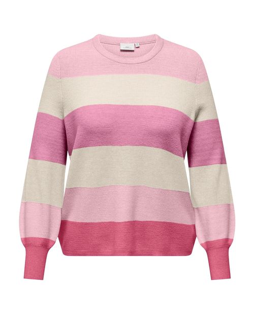 Suéter Only Carmakoma pull over rayado para mujer