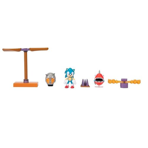 Diorama de sonic the hedgehog sonic 2.5 pulgadas