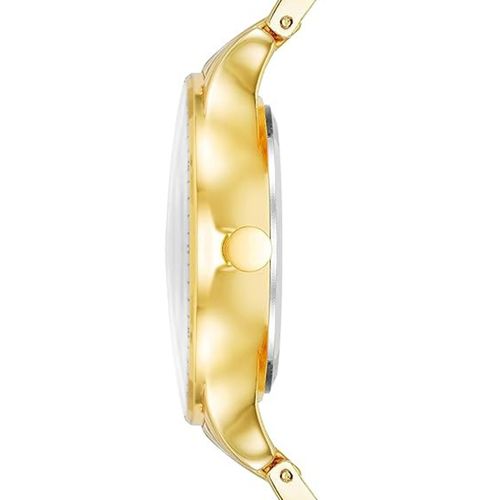 Reloj Nine West análogo metálico dorado para mujer
