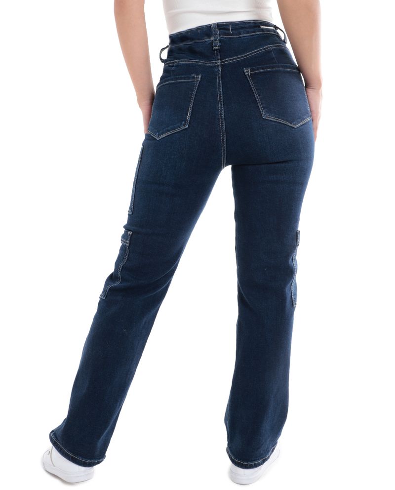 104724147-Jeans-Most-Wanted-cargo-azul-de-cintura-alta-para-mujer
