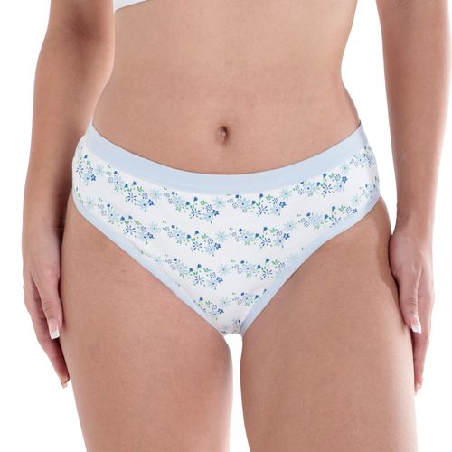 Panti Accente estampado de cintura media para mujer