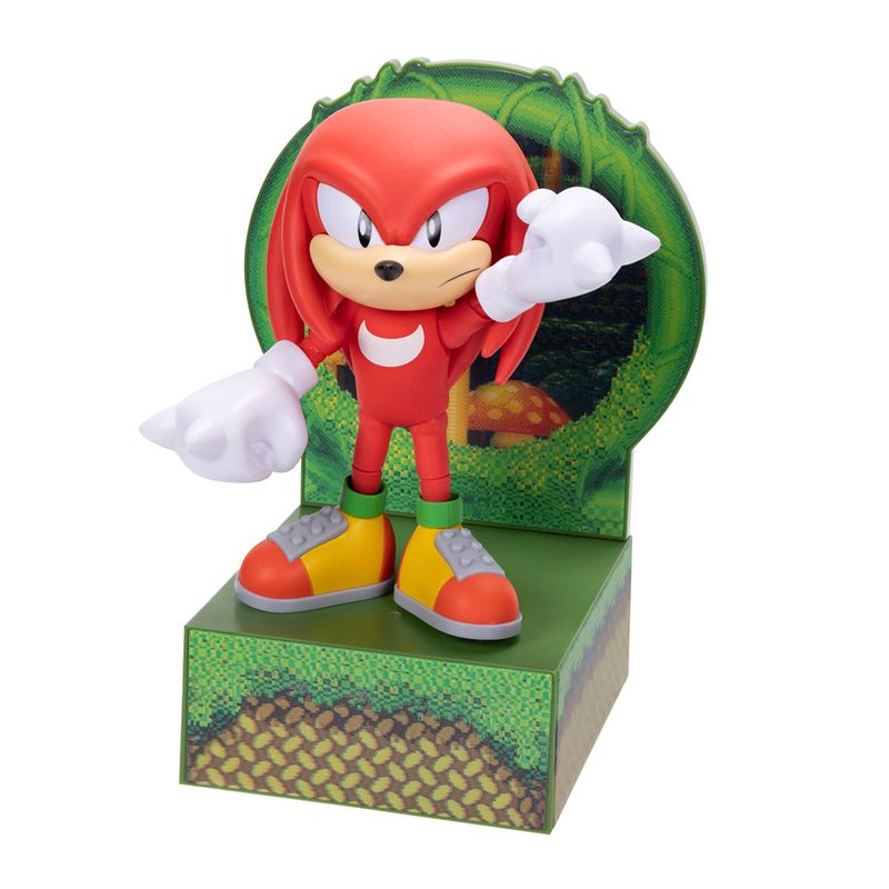 Figura Sonic The Hedgehog Clásico Con Accesorio Monitor