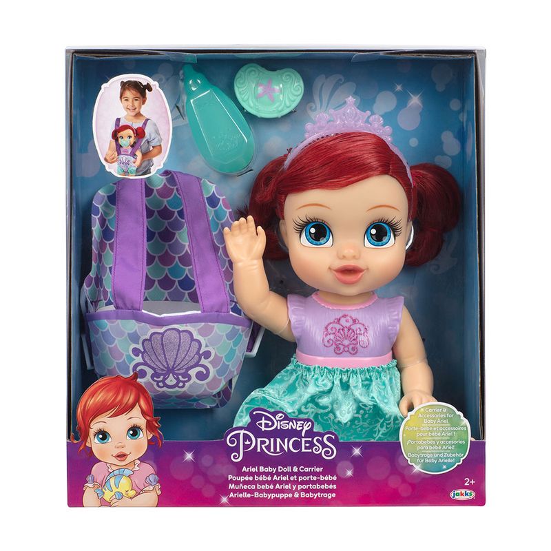 Disney Princess Muneca Bebe Incluye Accesorios y Portabebes