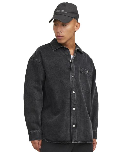 Camisa vaquera casual de corte ancho Jack & Jones para hombre
