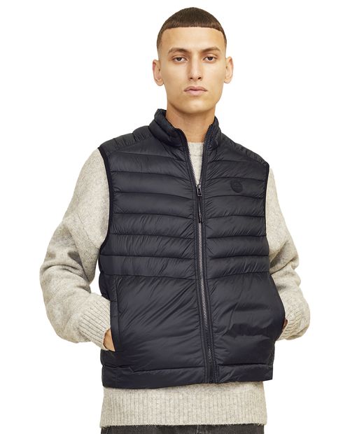 Chaleco acolchado Jack & Jones sólido para hombre