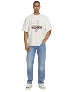 104776192-Camiseta-Only-and-Sons-relaxed-fit-blanca-con-estampado-de-Mickey-Mouse-para-hombre