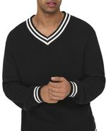 104776223-Sueter-Only-and-Sons-regular-fit-negro-acanalado-para-hombre