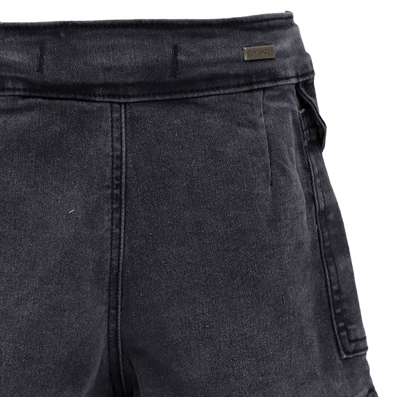 104711988-Falda-short-denim-negro-solido-para-niña