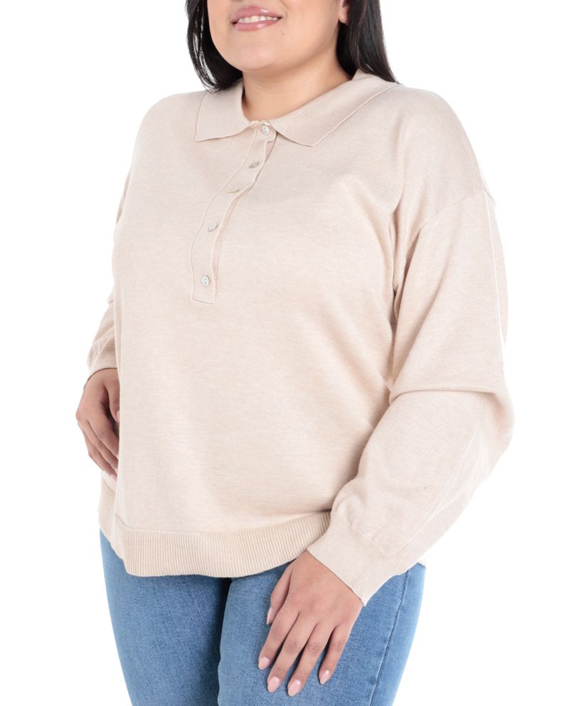 104627600-Sueter-More-Than-Angels-pull-over-gris-para-mujer