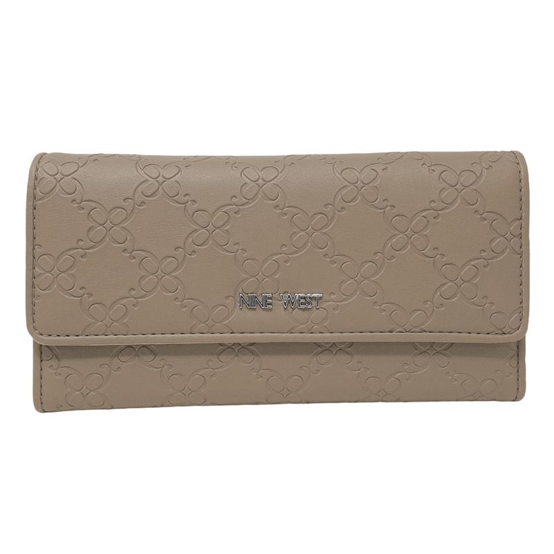 Hermosa Cartera Blanca Nine West 100% Original, Doble Uso La Puedes Usar Blanca O Plateada