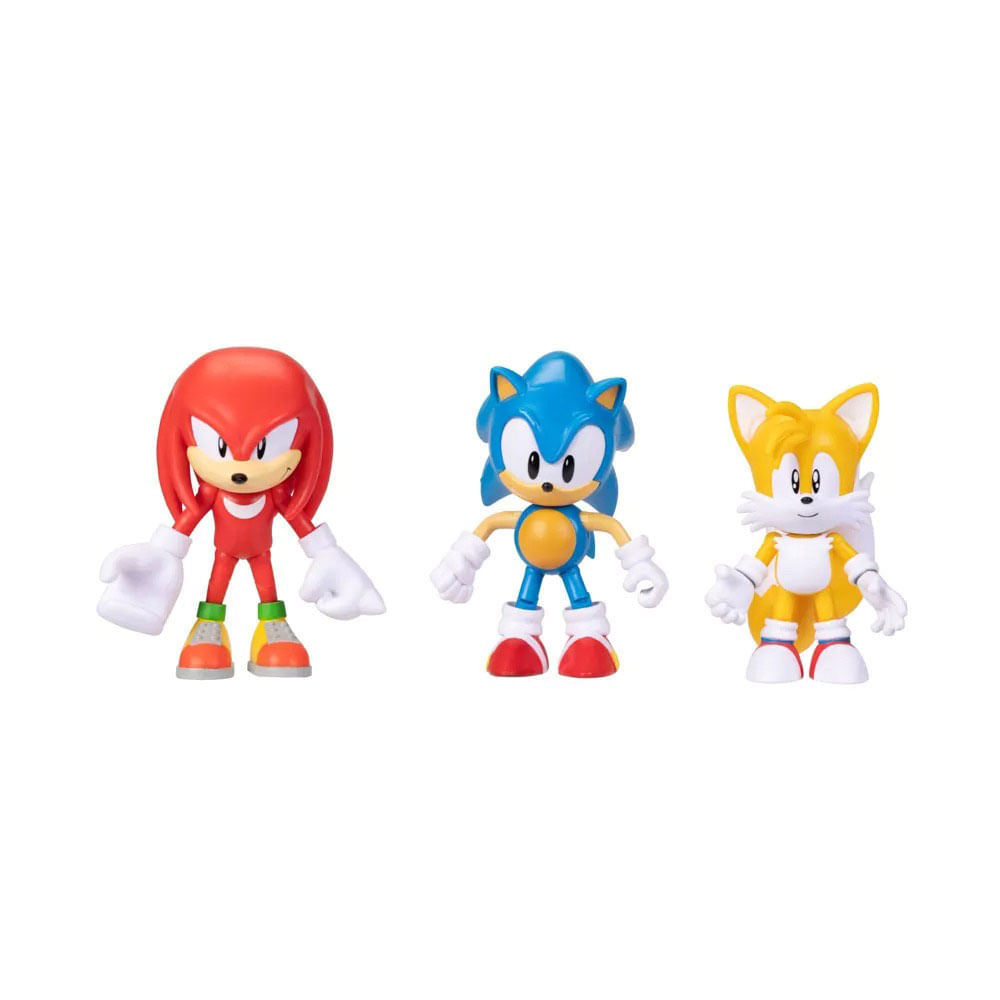 Sonic The Hedgehog - Figura Super Sonic Pieghevole 10,2 Cm Con Accessorio Disco, Per Bambini Dai 3 Anni