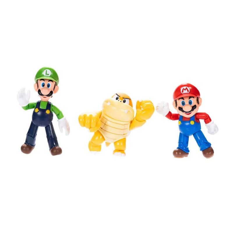 Nintendo Mario Bros Juguetes De Plastico Super Mario Set De