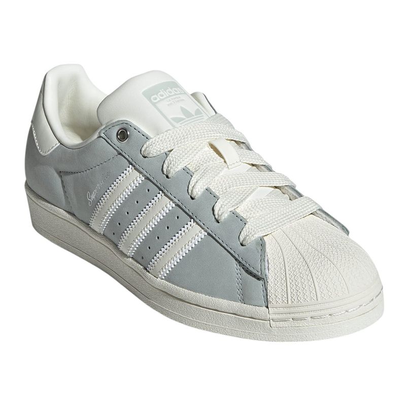 Super star adidas gris on sale