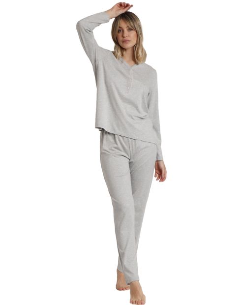 Pijama con pantalón Admas estampada para mujer