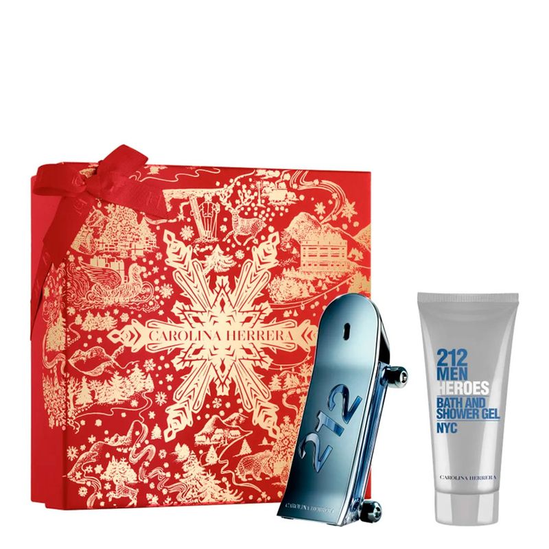 Set Carolina Herrera 212 Heroes Men Eau de Toilette Siman El
