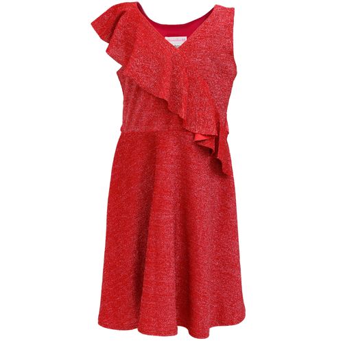 Vestido rojo brillante para niña