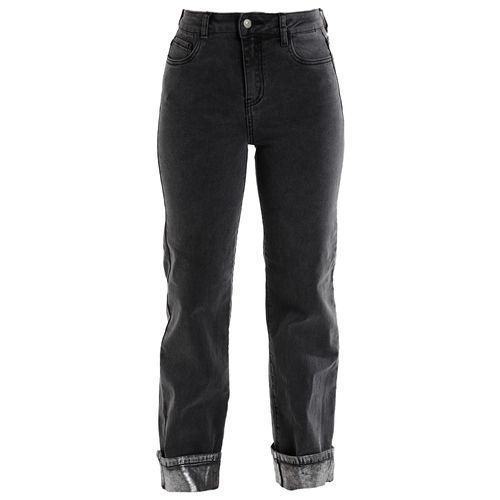Jeans negro sólido para niña