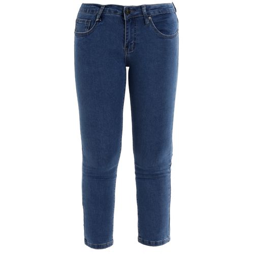 Jeans azul sólido para niño