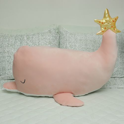 Cojín infantil con forma de delfin 90 cm