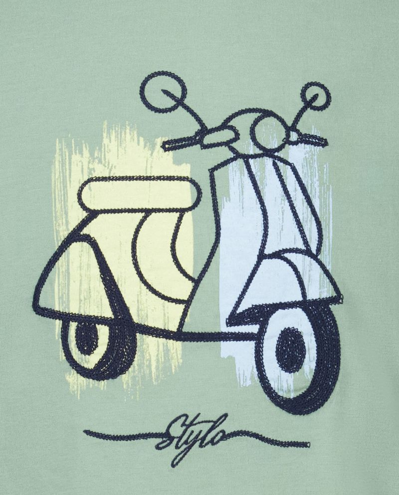 104768593-Camiseta-Easy-Wear-verde-claro-bordado-de-motocicleta-para-hombre