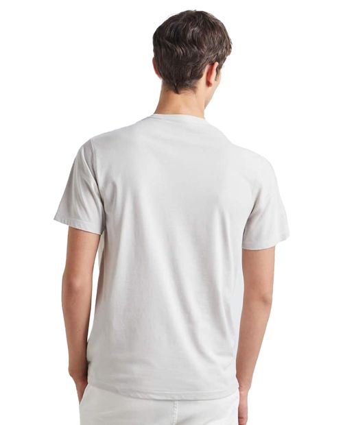 Camiseta Easy Wear gris claro estampado "Little Italy" para hombre