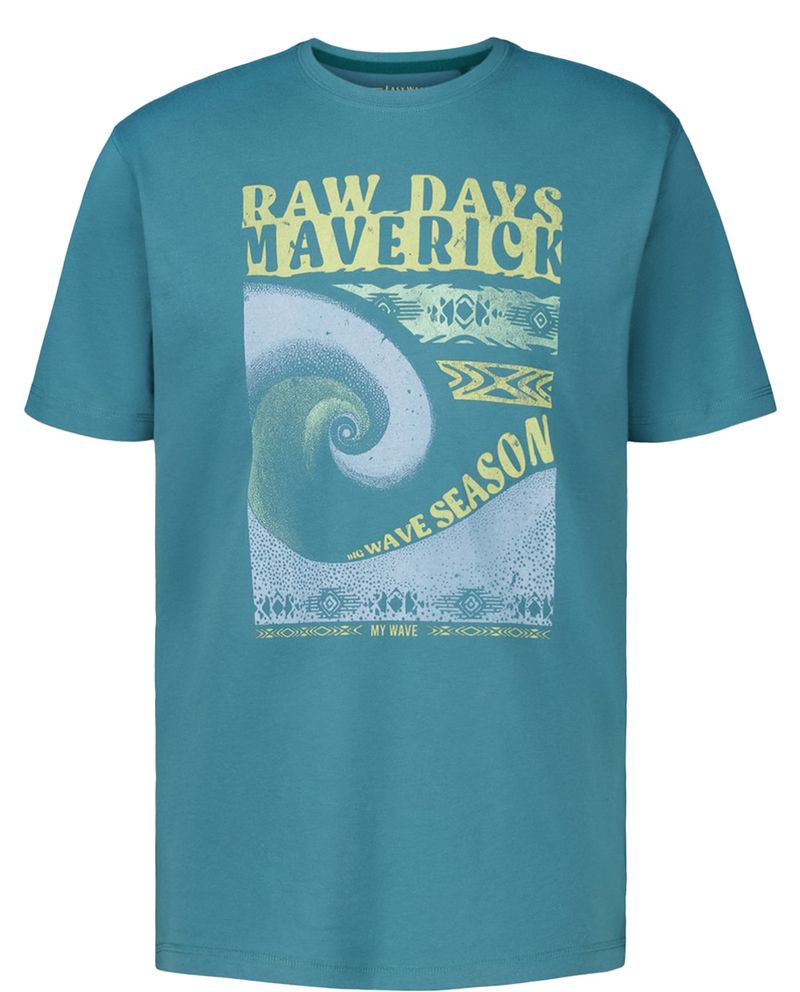 104768623-Camiseta-Easy-Wear-verde-estampado-ola-para-hombre