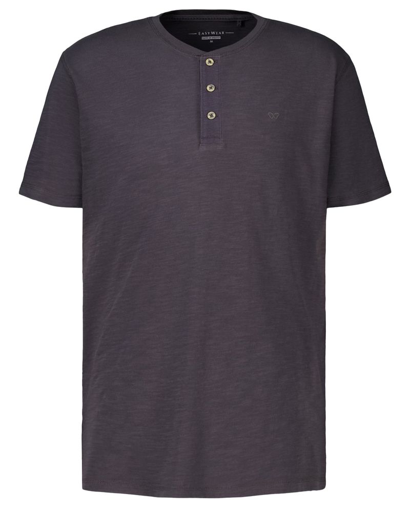 104768635-Camiseta-henley-Easy-Wear-gris-heather-para-hombre
