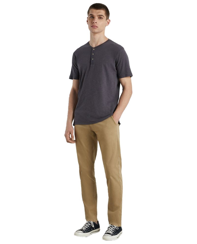 104768635-Camiseta-henley-Easy-Wear-gris-heather-para-hombre