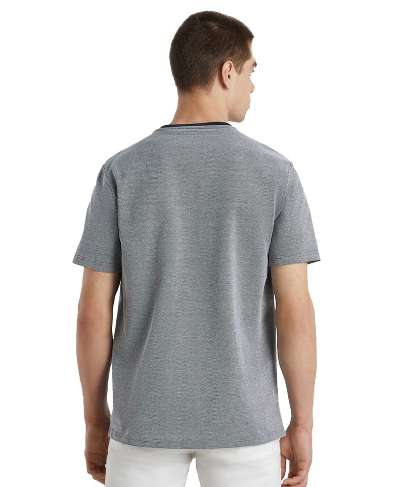 104768652-Camiseta-Easy-Wear-azul-mini-print-para-hombre