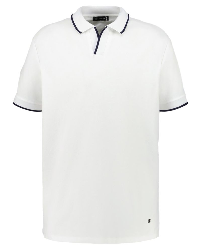 104768673-Camisa-polo-Easy-Wear-blanca-solida-para-hombre