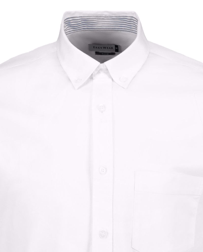 104768692-Camisa-oxford-slim-fit-Easy-Wear-blanca-solida-para-hombre