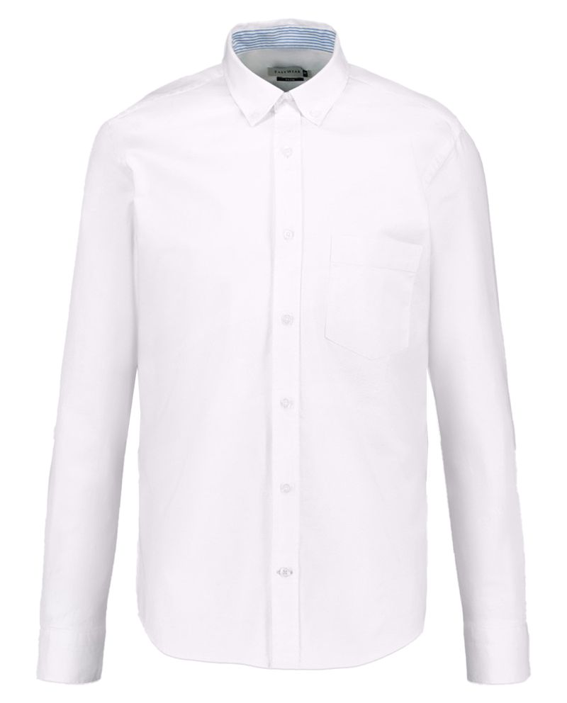 104768692-Camisa-oxford-slim-fit-Easy-Wear-blanca-solida-para-hombre