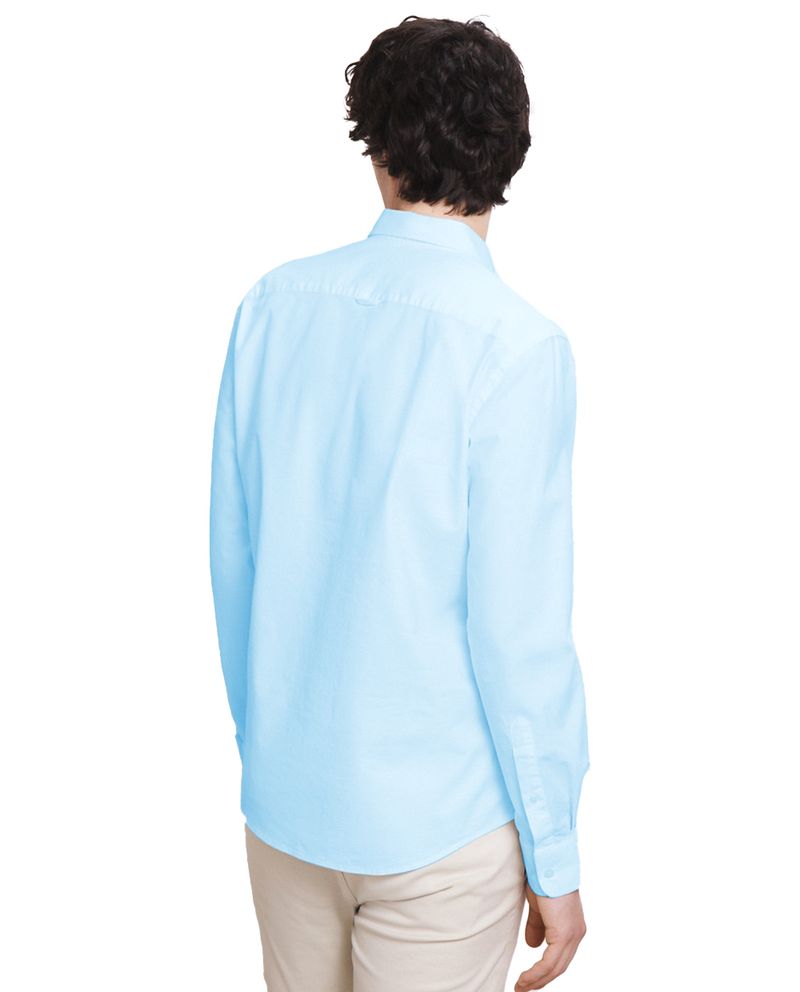 104768700-Camisa-casual-oxford-Easy-Wear-celeste-solida-para-hombre