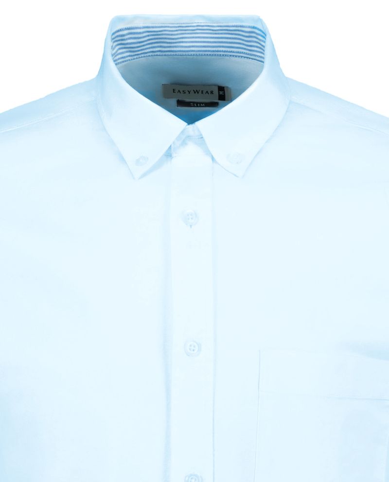 104768700-Camisa-casual-oxford-Easy-Wear-celeste-solida-para-hombre
