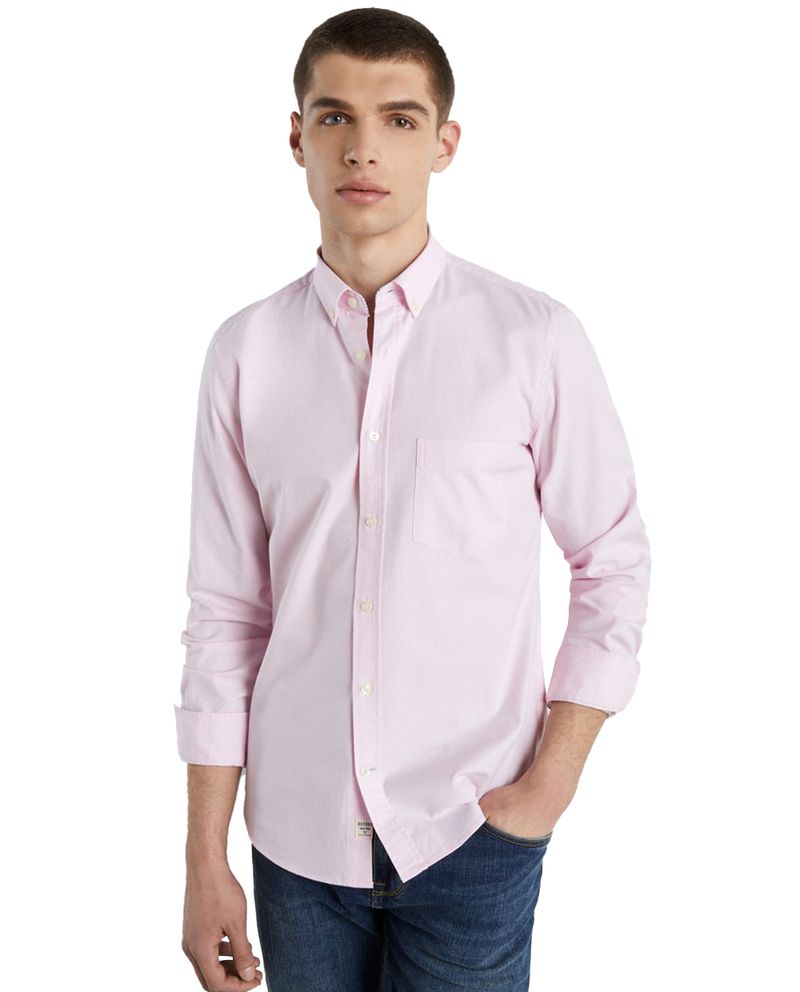 104768719-Camisa-casual-oxford-Easy-Wear-rosada-solida-para-hombre