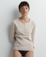 104713414-Camiseta-de-pijama-Sfera-beige-manga-larga-para-mujer