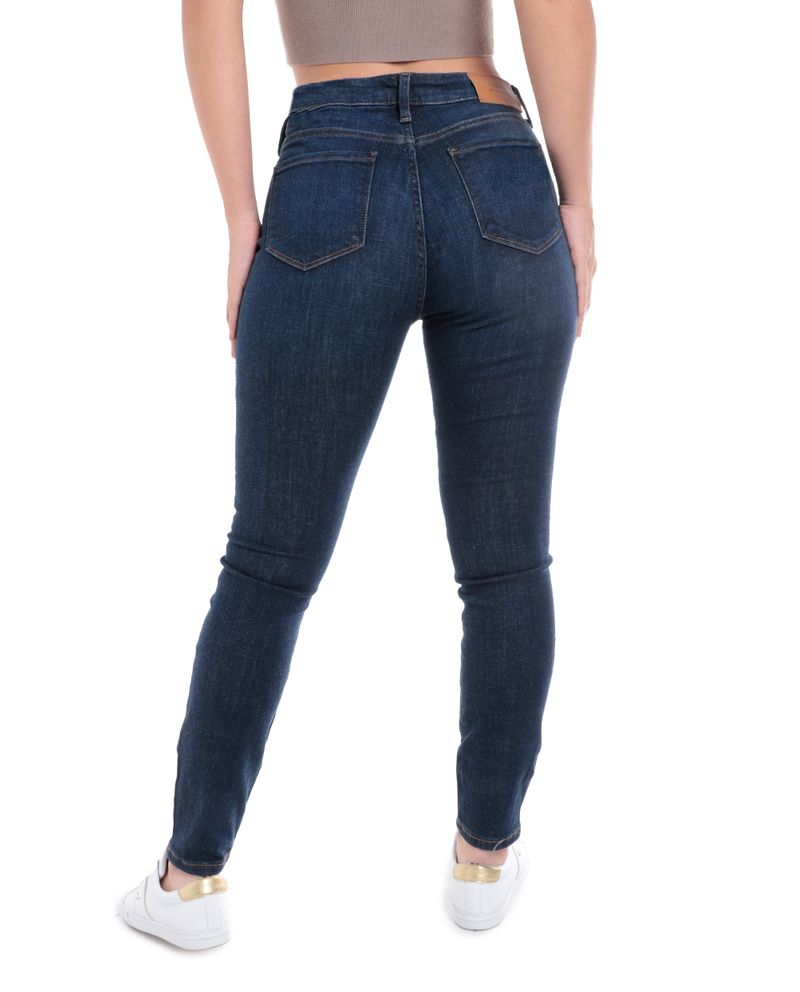 104730484-Jeans-Tommy-Hilfiger-skinny-azul-de-cintura-alta-para-mujer