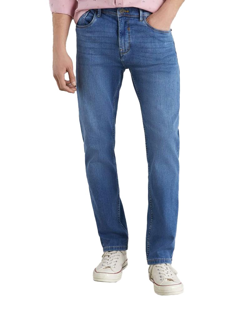 104768791-Jeans-straight-fit-Easy-Wear-azul-denim-para-hombre