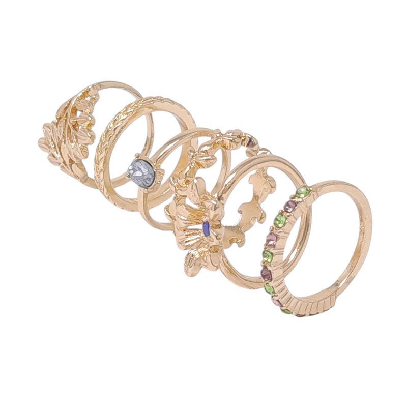 104676583-Set-de-6-anillos-dorados-para-mujer